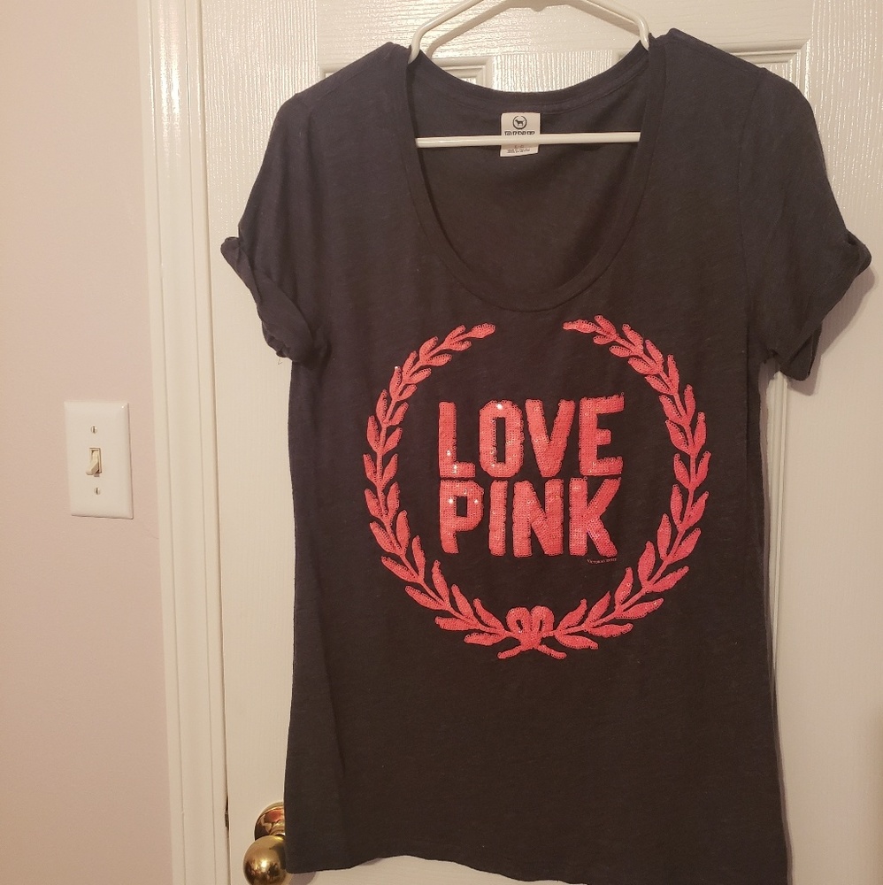 VS Pink sequined shirt